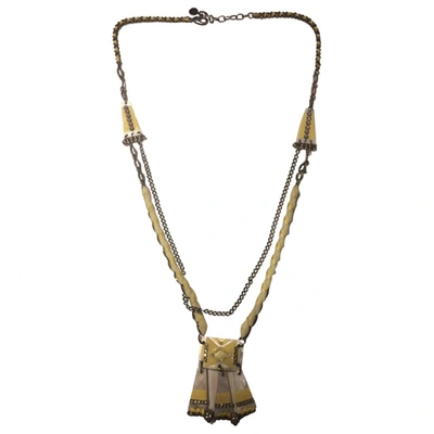 Pre-owned Reminiscence Long Necklace In Yellow