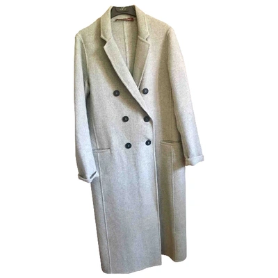 Pre-owned Comptoir Des Cotonniers Wool Coat In Grey