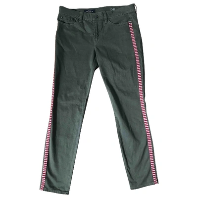 Pre-owned Jcrew Straight Pants In Khaki