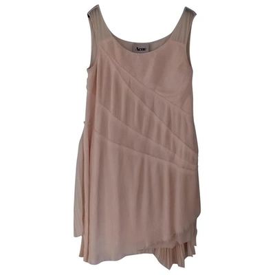 Pre-owned Acne Studios Mid-length Dress In Pink