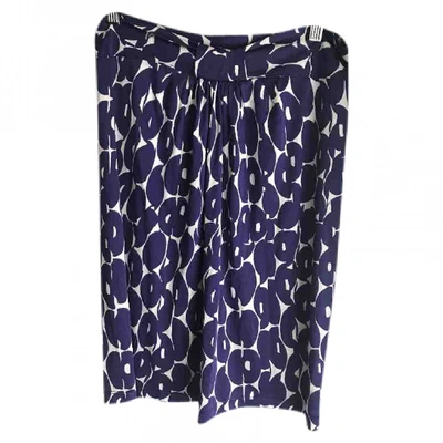 Pre-owned Tara Jarmon Skirt In Purple