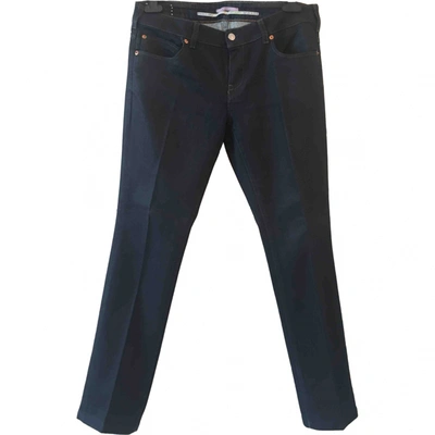 Pre-owned Vanessa Bruno Straight Pants In Blue