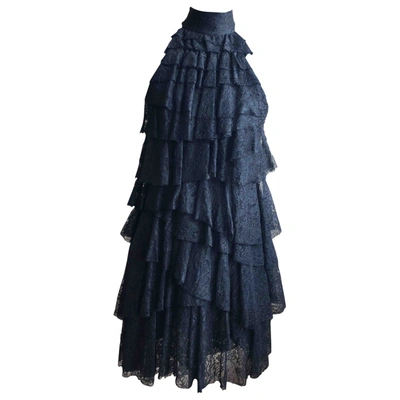 Pre-owned Givenchy Lace Dress In Black