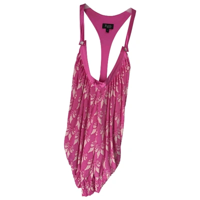 Pre-owned Faith Connexion Silk Vest In Pink