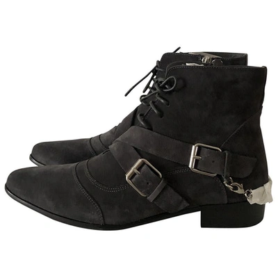 Pre-owned Tabitha Simmons Ankle Boots In Grey