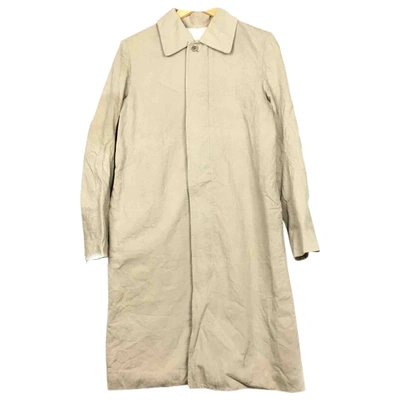 Pre-owned Tsumori Chisato Trench Coat In Beige