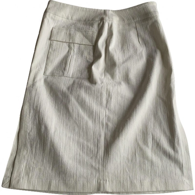 Pre-owned Atea Oceanie White Cotton Skirt