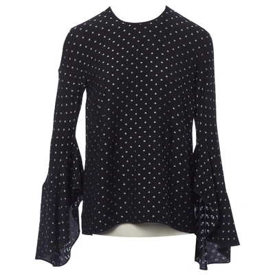 Pre-owned Givenchy Silk Top In Black