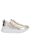 Ruco Line Sneakers In Gold