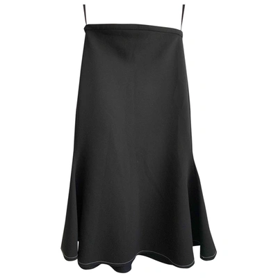 Pre-owned Ellery Mid-length Skirt In Black