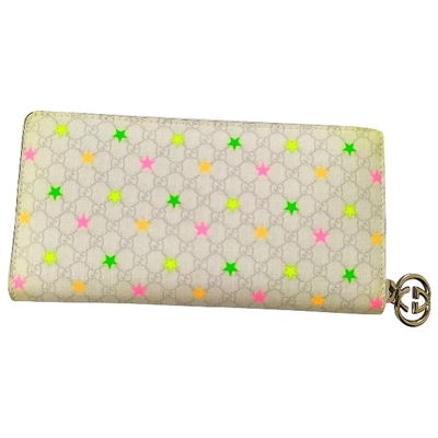 Pre-owned Gucci Leather Wallet In Multicolour