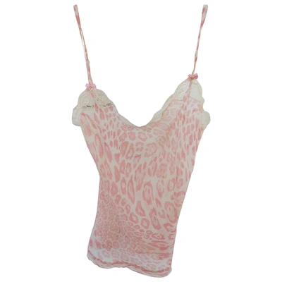 Pre-owned Blumarine Silk Camisole In Pink