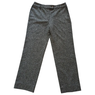 Pre-owned Gerard Darel Wool Chino Pants In Grey