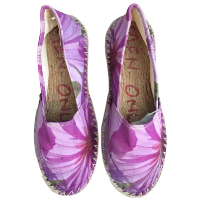 Pre-owned Paul Smith Cloth Espadrilles In Purple