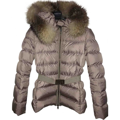 Pre-owned Moncler Raccoon Jacket