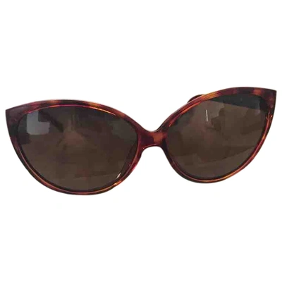 Pre-owned Missoni Sunglasses In Camel