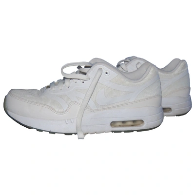 Pre-owned Nike Air Max 1 White Cloth Trainers
