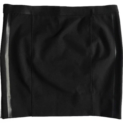 Pre-owned Helmut Lang Mini Skirt In Black