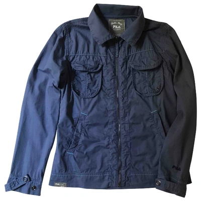 Pre-owned Fila Jacket In Blue