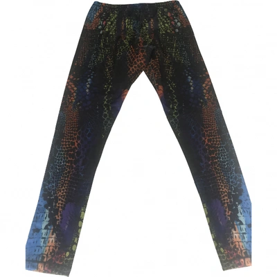 Pre-owned Mcq By Alexander Mcqueen Multicolour Polyester Trousers