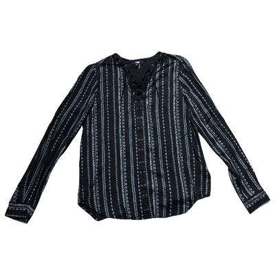 Pre-owned Paige Jeans Black Viscose Top