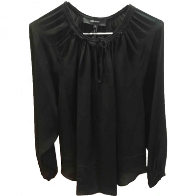 Pre-owned Isabel Marant Black Silk  Top