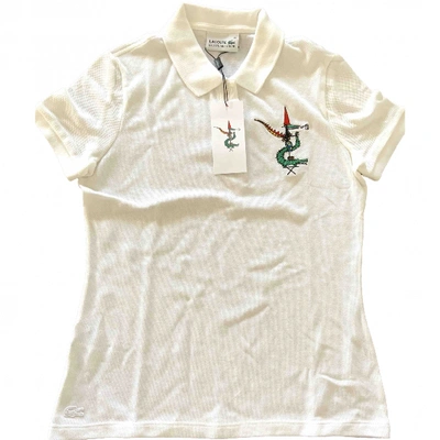 Pre-owned Lacoste White Cotton Top