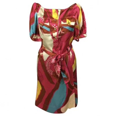 Pre-owned Diane Von Furstenberg Silk Dress