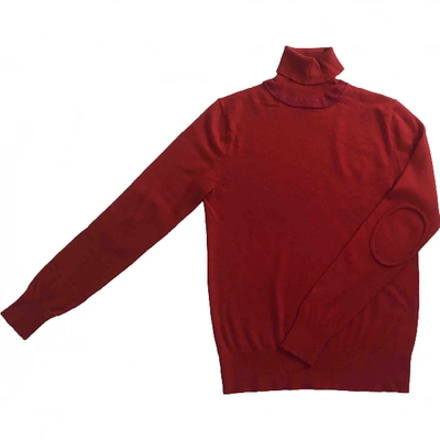 Pre-owned Matthew Williamson Wool Jumper In Red