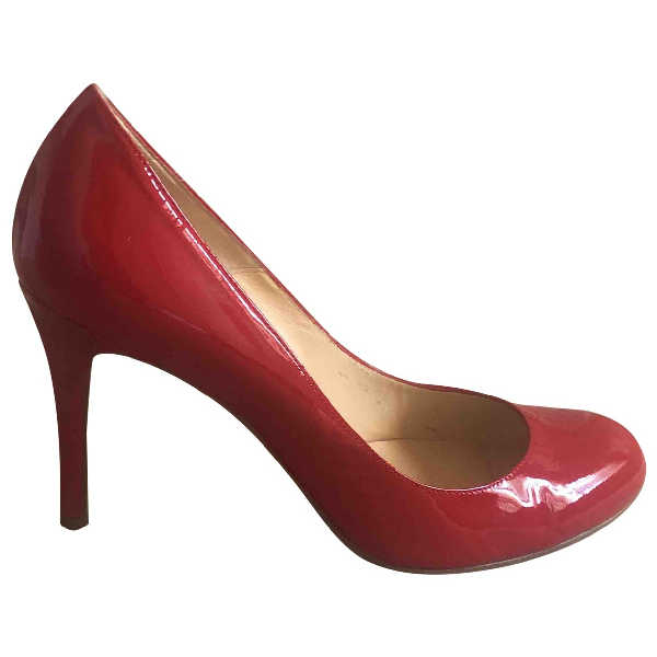 Pre-Owned Lk Bennett Red Patent Leather Heels | ModeSens