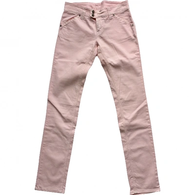 Pre-owned Iceberg Slim Jeans In Pink
