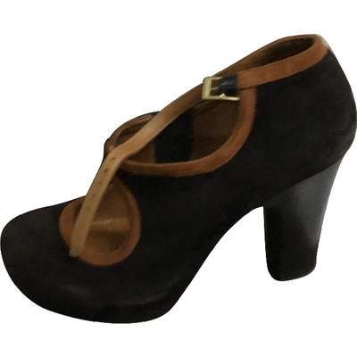 Pre-owned Chie Mihara Heels In Brown