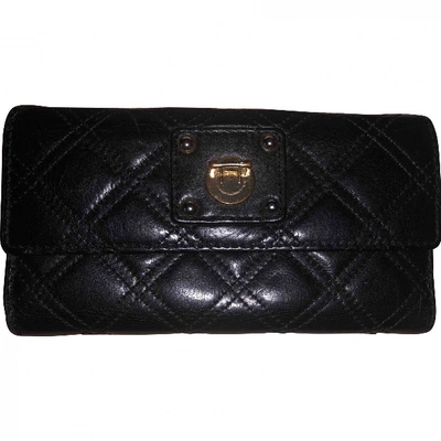 Pre-owned Marc Jacobs Black Leather Wallet