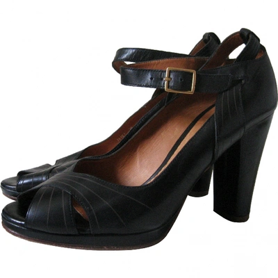 Pre-owned Chie Mihara Black Leather Heels