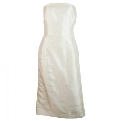 Pre-owned Amanda Wakeley Mid-length Dress In White