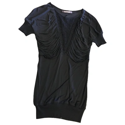 Pre-owned Roberto Cavalli Wool T-shirt In Black