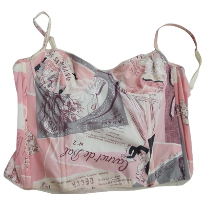 Pre-owned Blumarine Corset In Pink