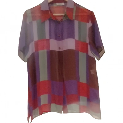 Pre-owned Marella Silk Blouse In Multicolour