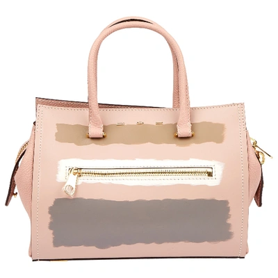 Pre-owned Vbh Leather Handbag In Pink
