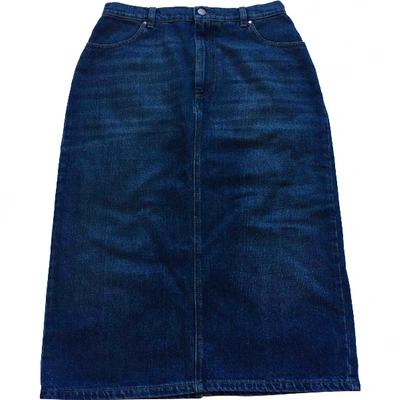Pre-owned Alexa Chung Mid-length Skirt In Blue