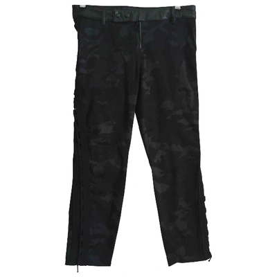 Pre-owned Faith Connexion Trousers In Black