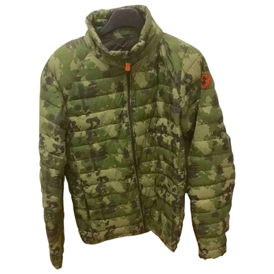 Pre-owned Save The Duck Green Synthetic Jacket