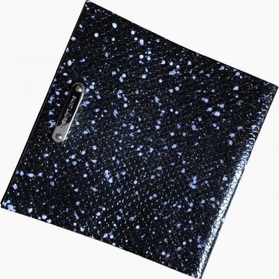 Pre-owned Saint Laurent Glitter Clutch Bag In Black