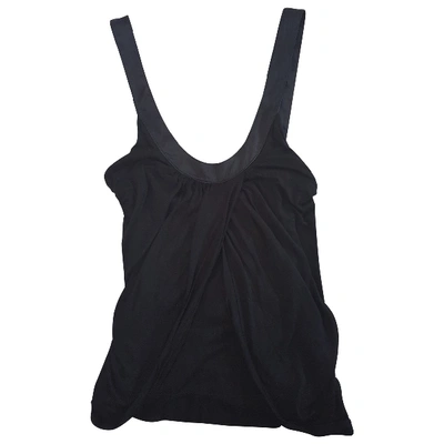 Pre-owned Pinko Silk Camisole In Black