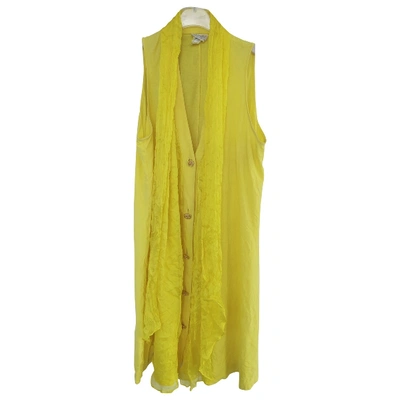 Pre-owned La Perla Silk Mid-length Dress In Yellow