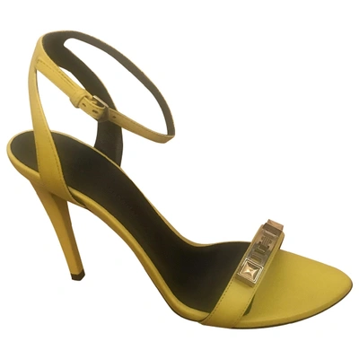 Pre-owned Proenza Schouler Leather Sandals In Yellow