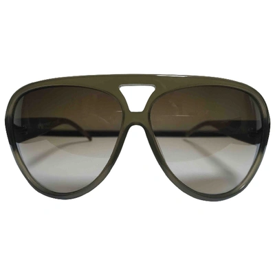 Pre-owned Burberry Khaki Sunglasses