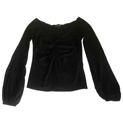 Pre-owned Giorgio Armani Black Viscose Top