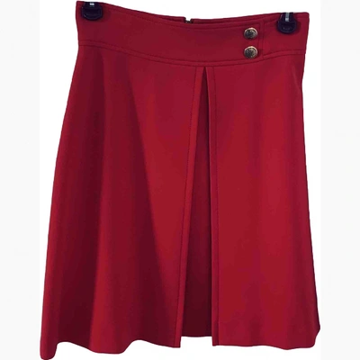 Pre-owned Tara Jarmon Skirt In Red