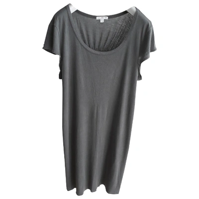 Pre-owned James Perse Mid-length Dress In Grey